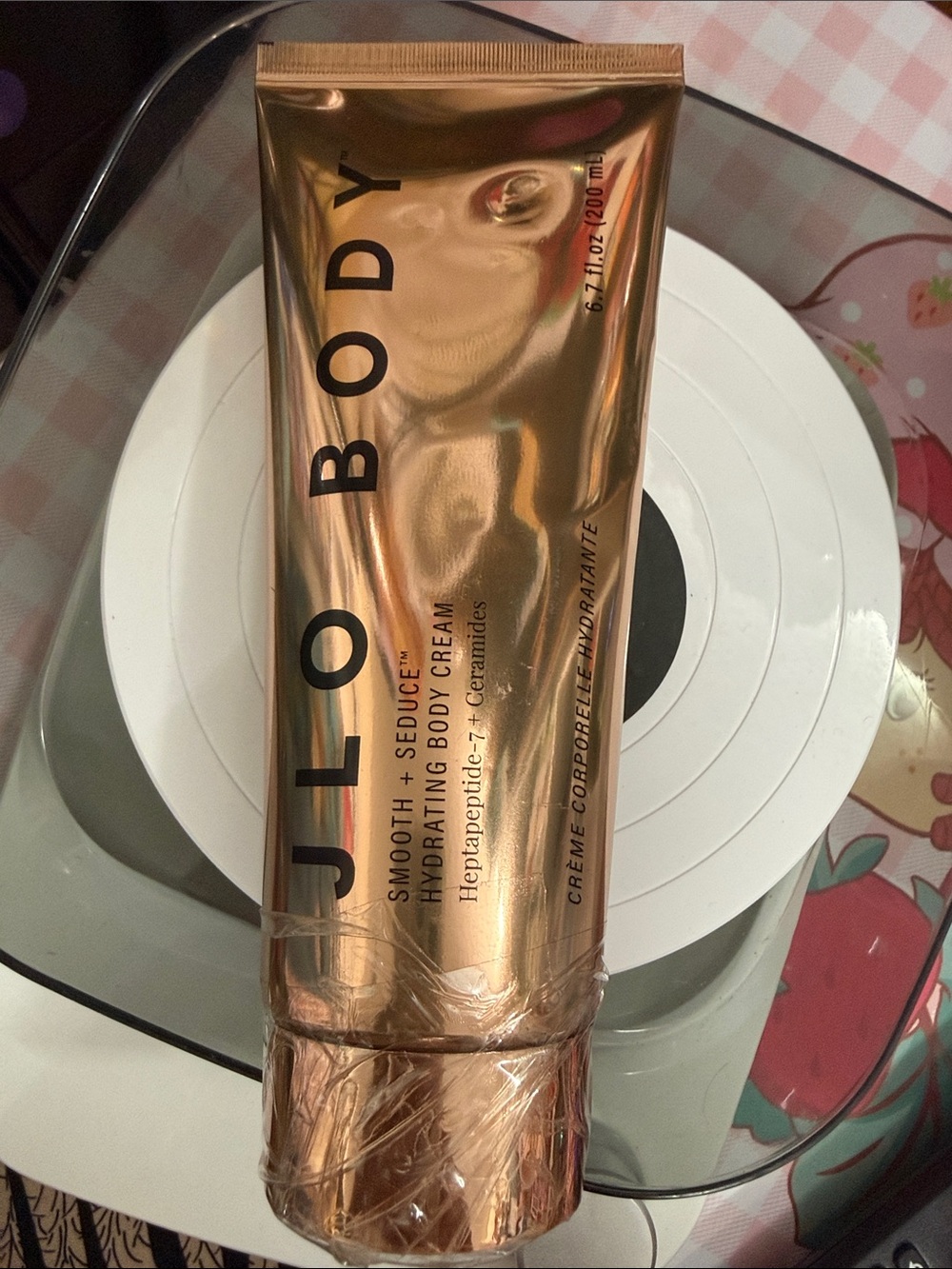 JLo Body Smooth + Seduce Hydrating Body Cream — Rose Gold